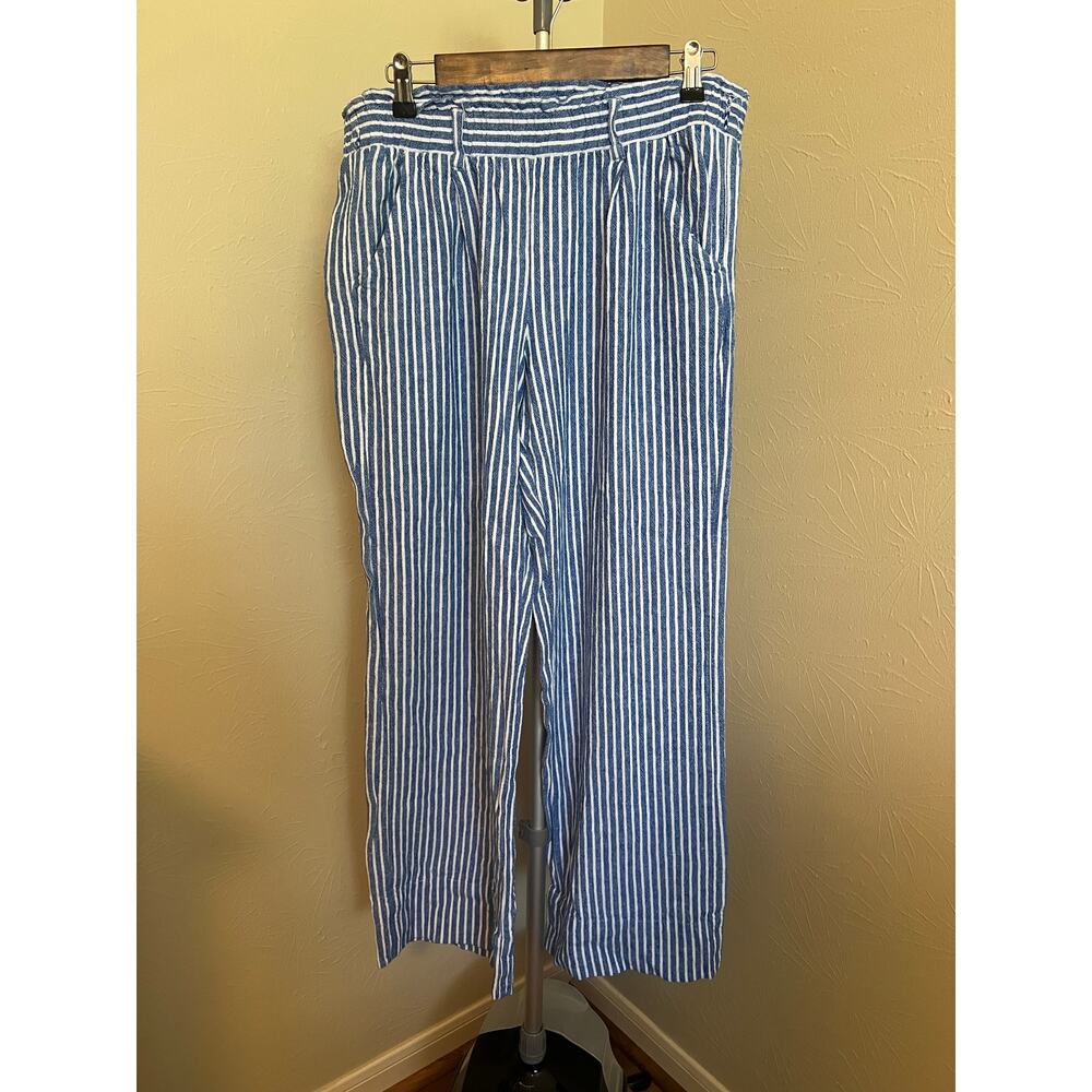 Jolt Linen Blend Pants Size Large